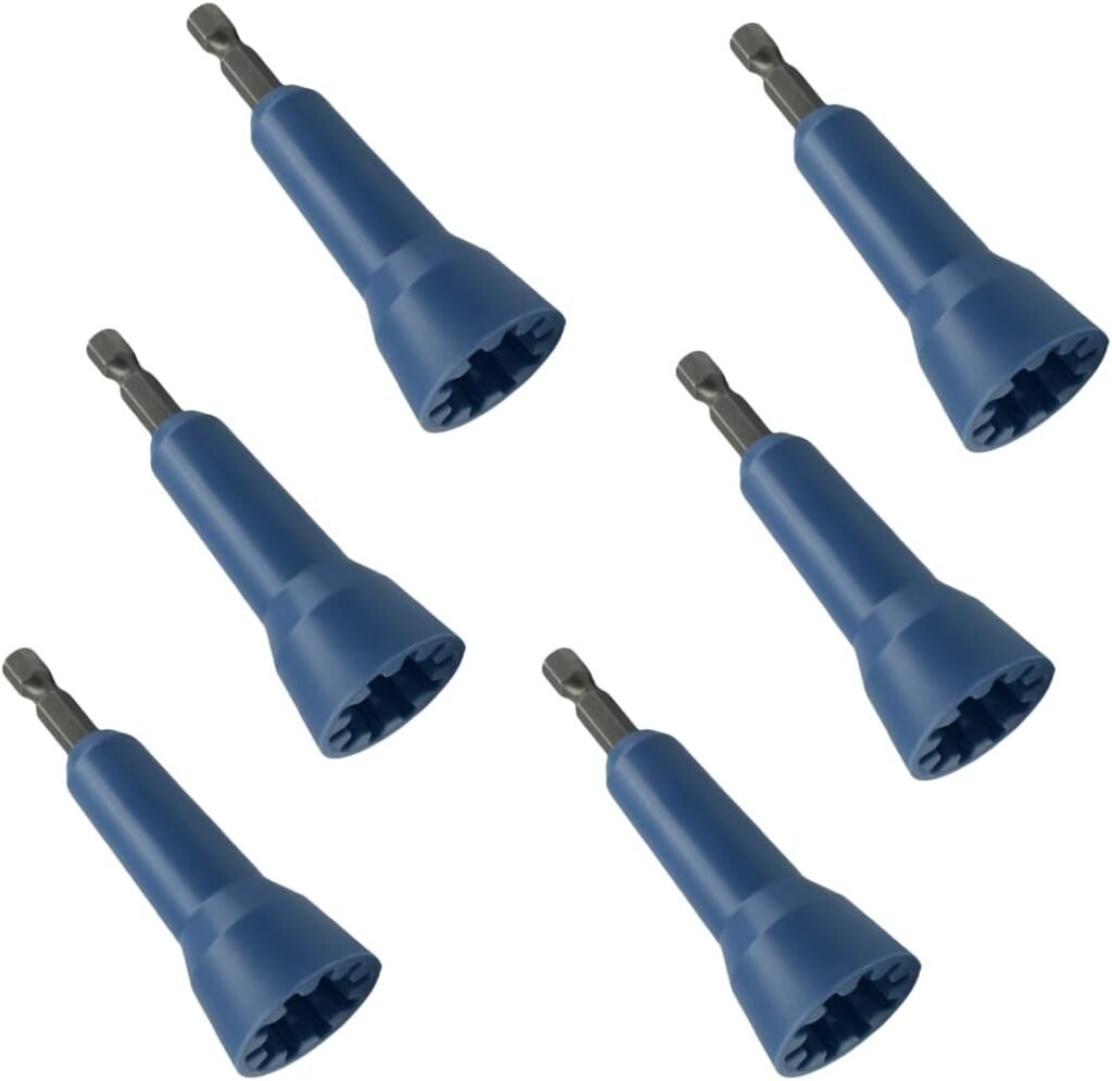 LAULAIS Wire Nut Twister for Drill,Wire Nut Twister,1 PCS Wire Twister tool,Connector Driver with 1/4 Chuck,Enhanced Wiring Efficiency Blue