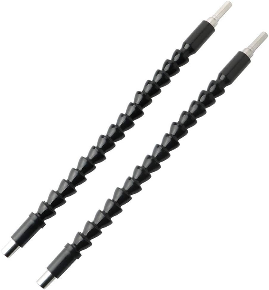 MAEXUS Flexible Drill Bit Extension, Explore Flexible Extensions for Drills, Flexible Shaft Extension Bits, Magnetic Hex Soft Shaft Flexible Screwdriver Kit for Fathers Day Fine Finish (2 Pcs)