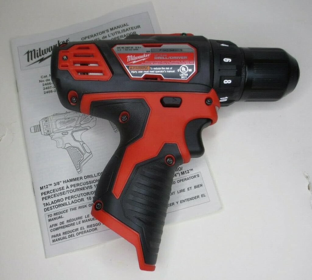 Milwaukee M12 12V 3/8-Inch Drill Driver (2407-20) (Bare Tool Only - Battery, Charger, and Accessories Not Included) (Limited Edition)